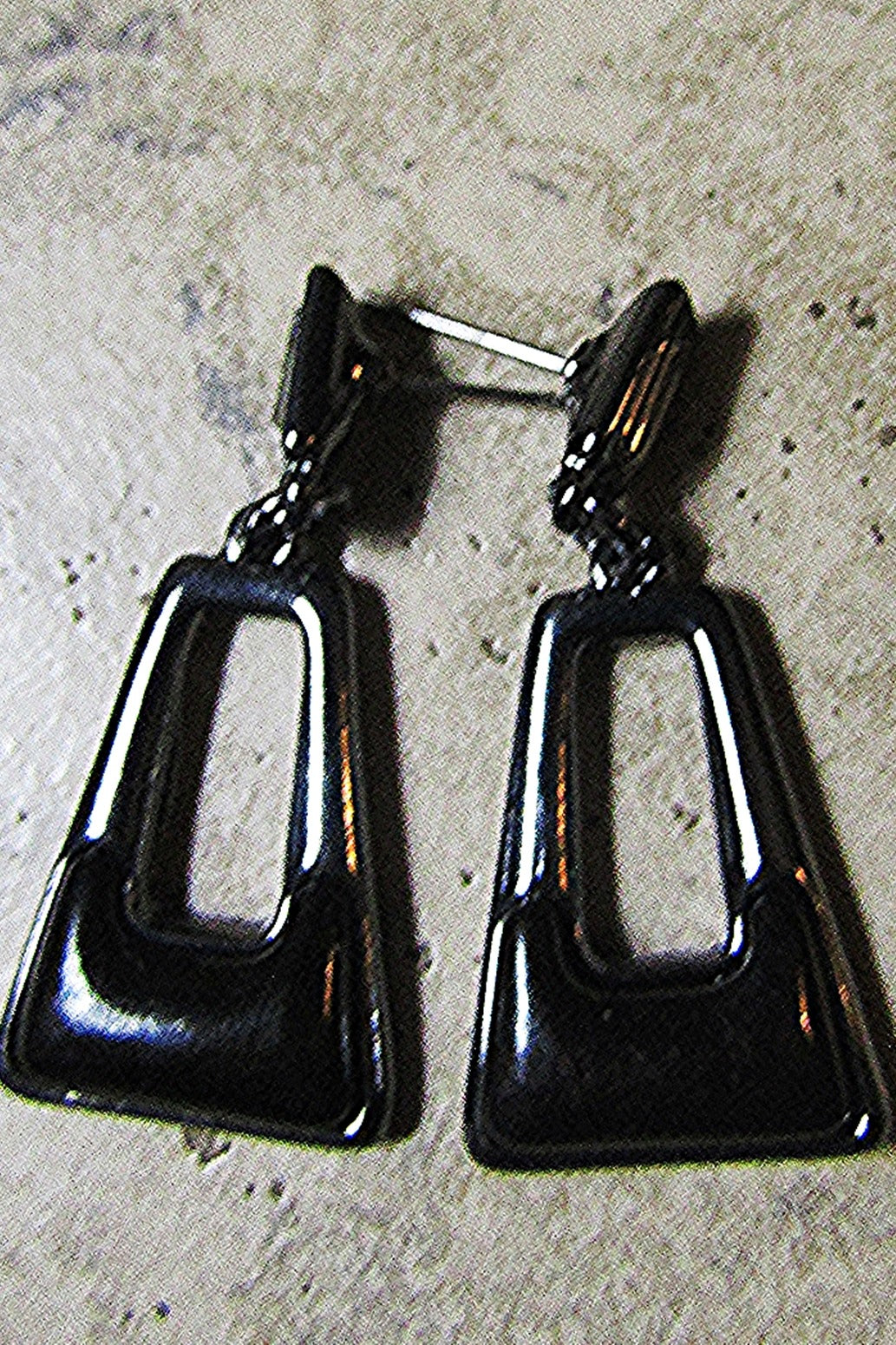 Black/Grey/Silver Geometric Metal Necklace Set