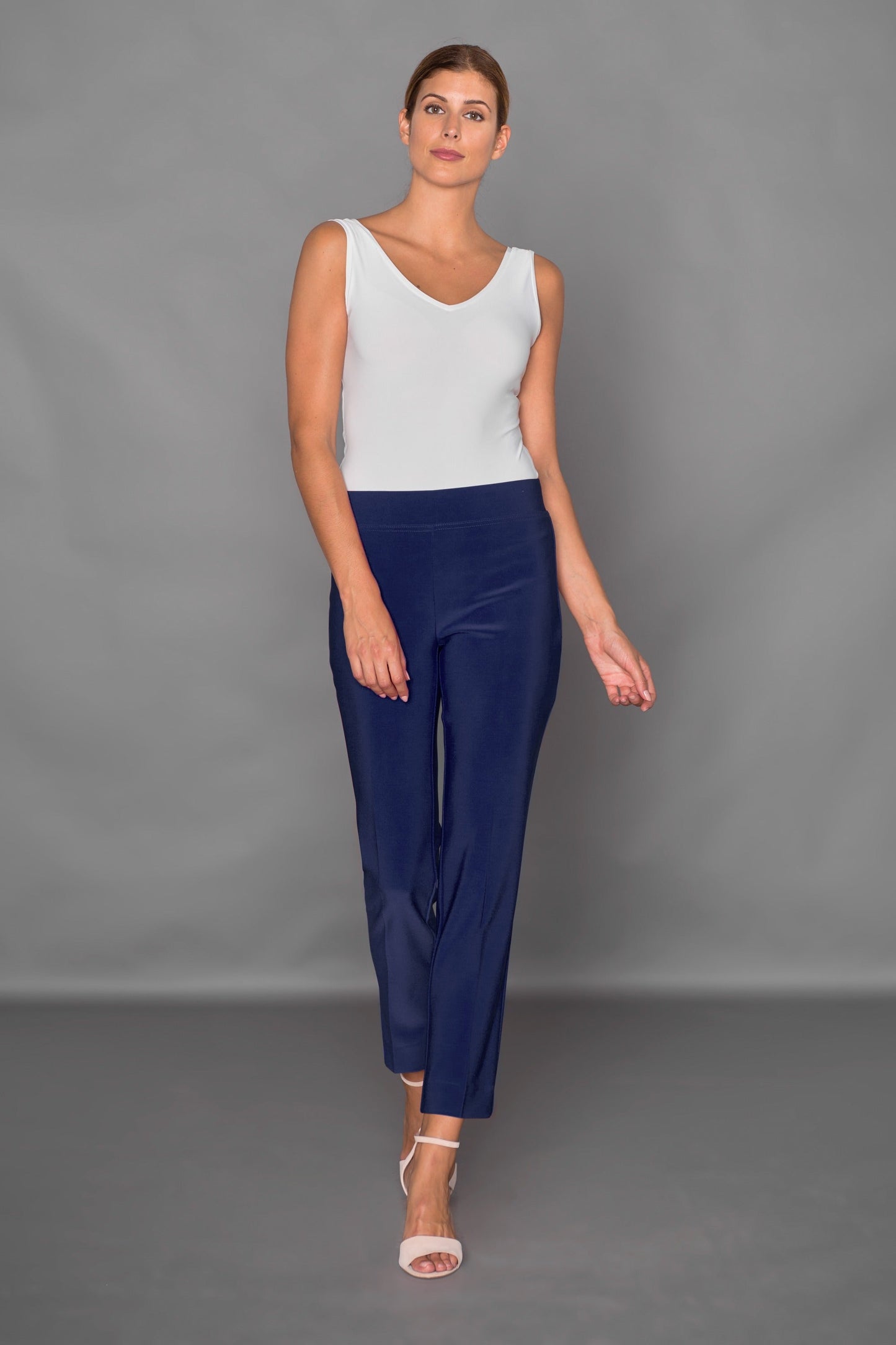 Contour Waistband Slim Pants