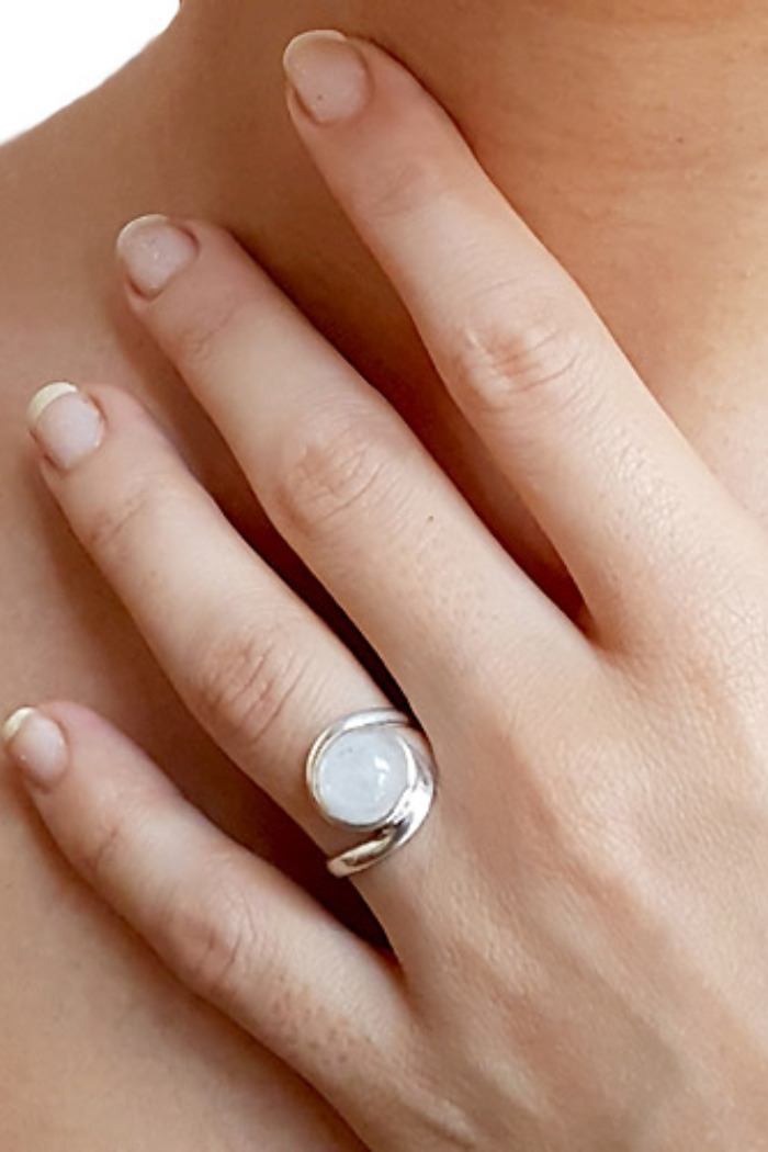 Wrapped Style Moonstone Ring