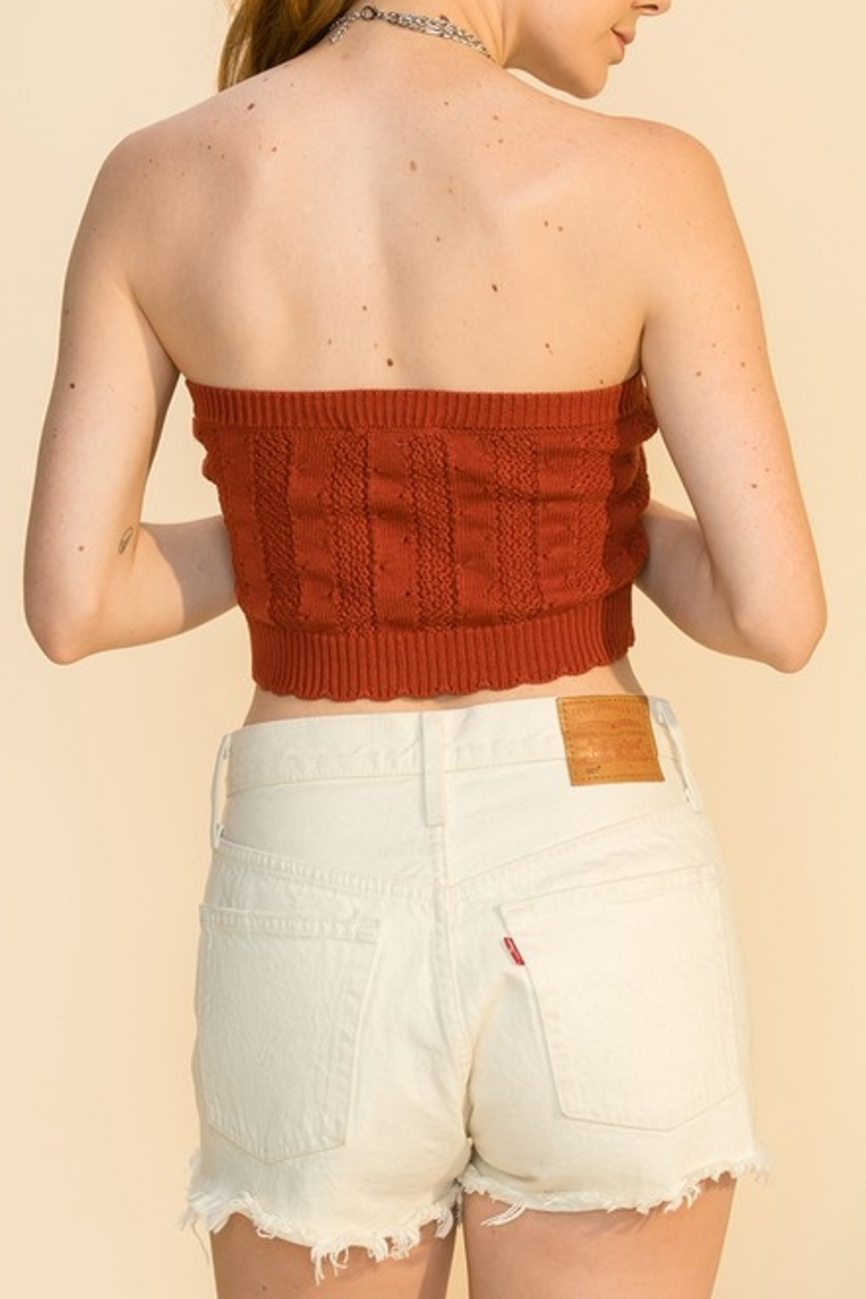 Knit Bandeau top
