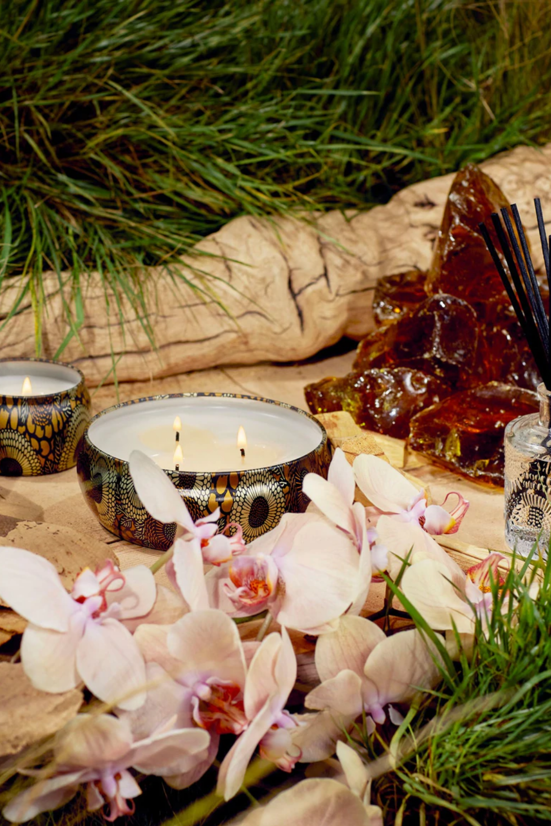 Mini Tin Baltic Amber Candle