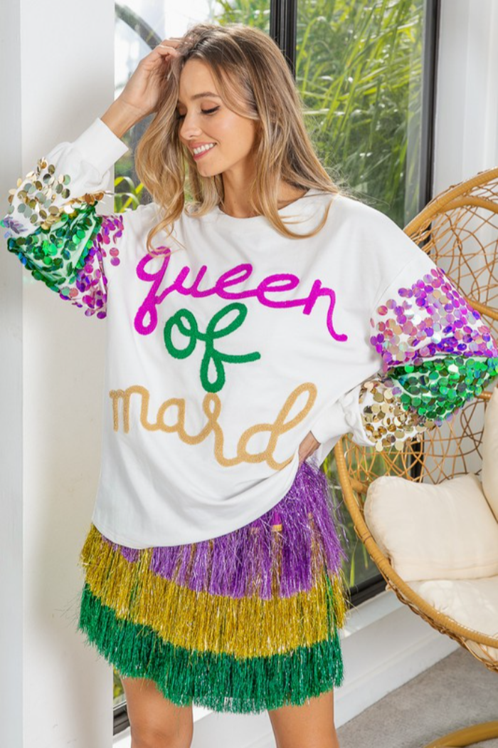 Queen of the Krewe Pull-Over