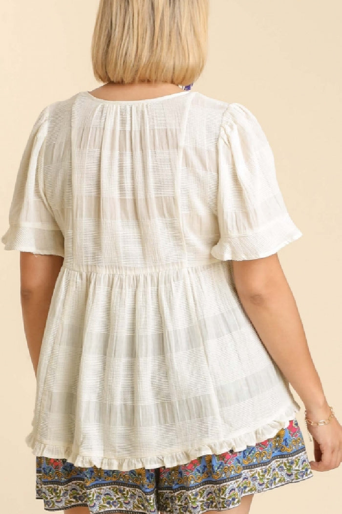 Reagan Short Sleeve Blouse