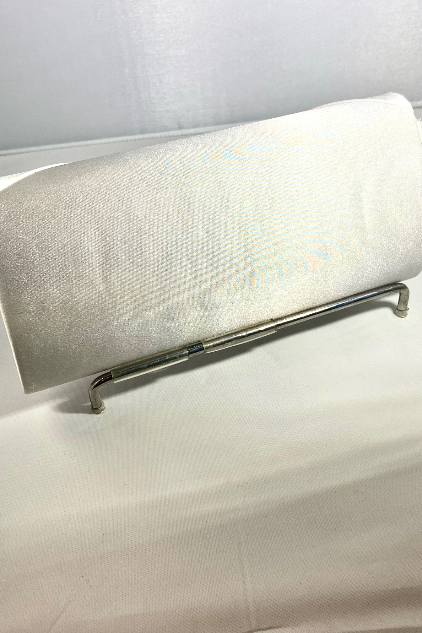 Satin Rhinestone Clutch