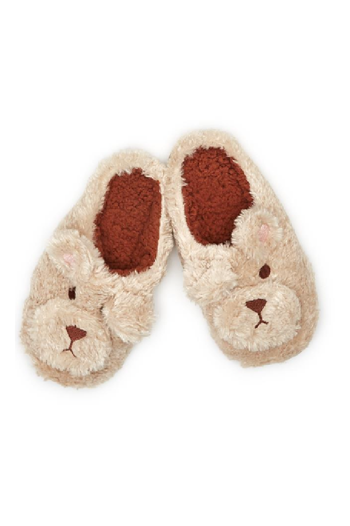 PLUSH TEDDY SLIPPERS