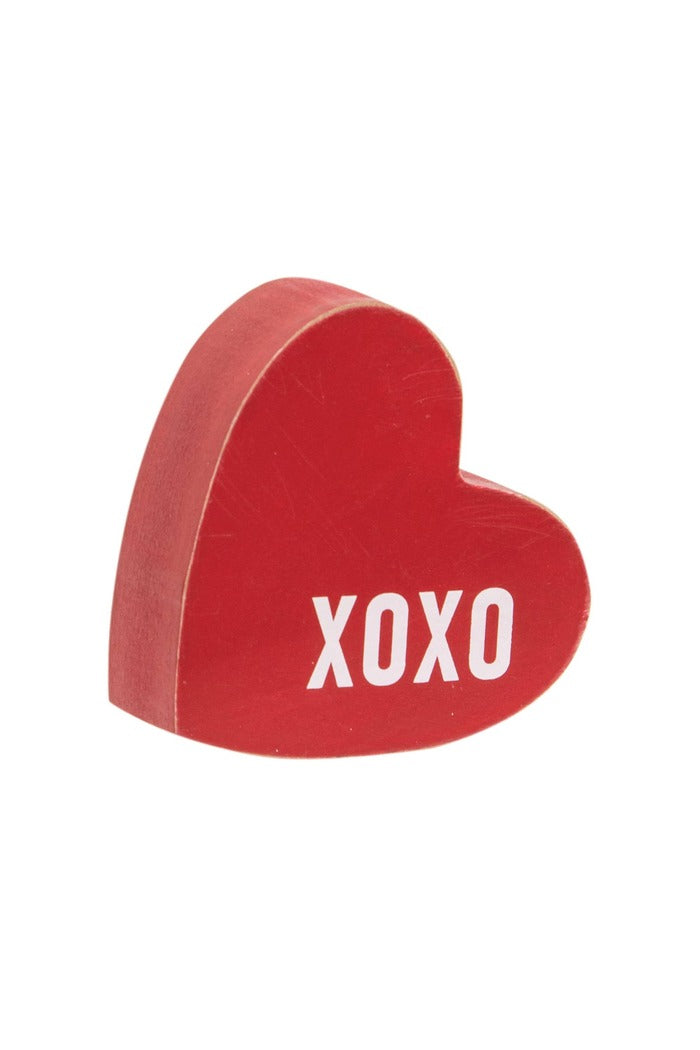 Chunky XOXO Heart Sitter