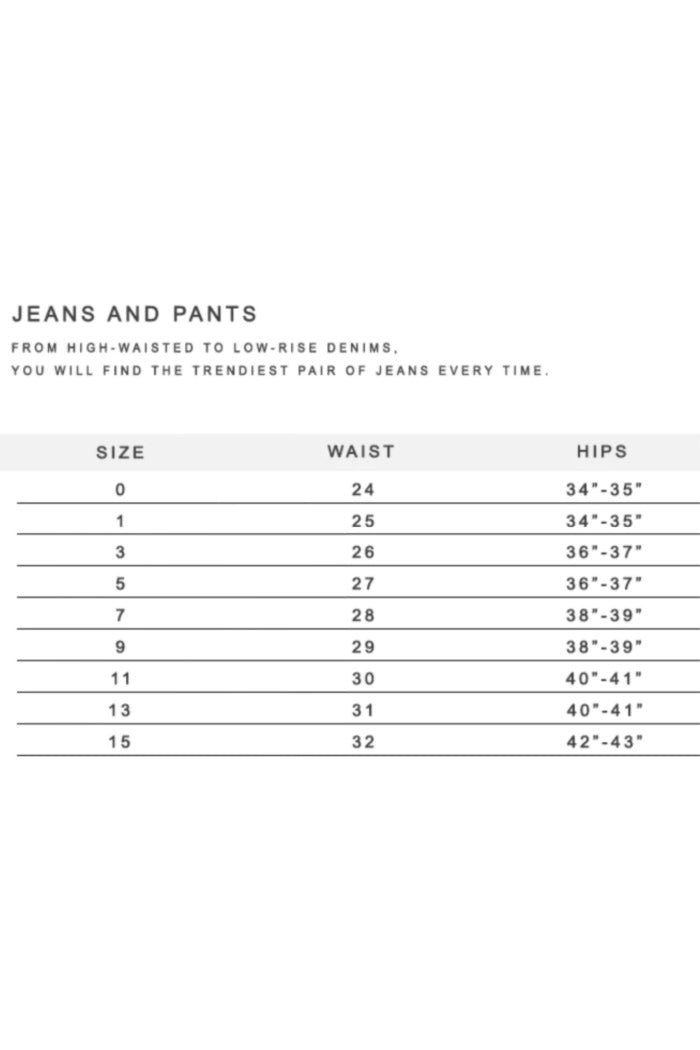 Raw Hem Straight