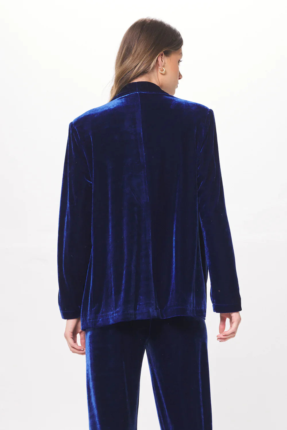 Oversized Velvet Blazer