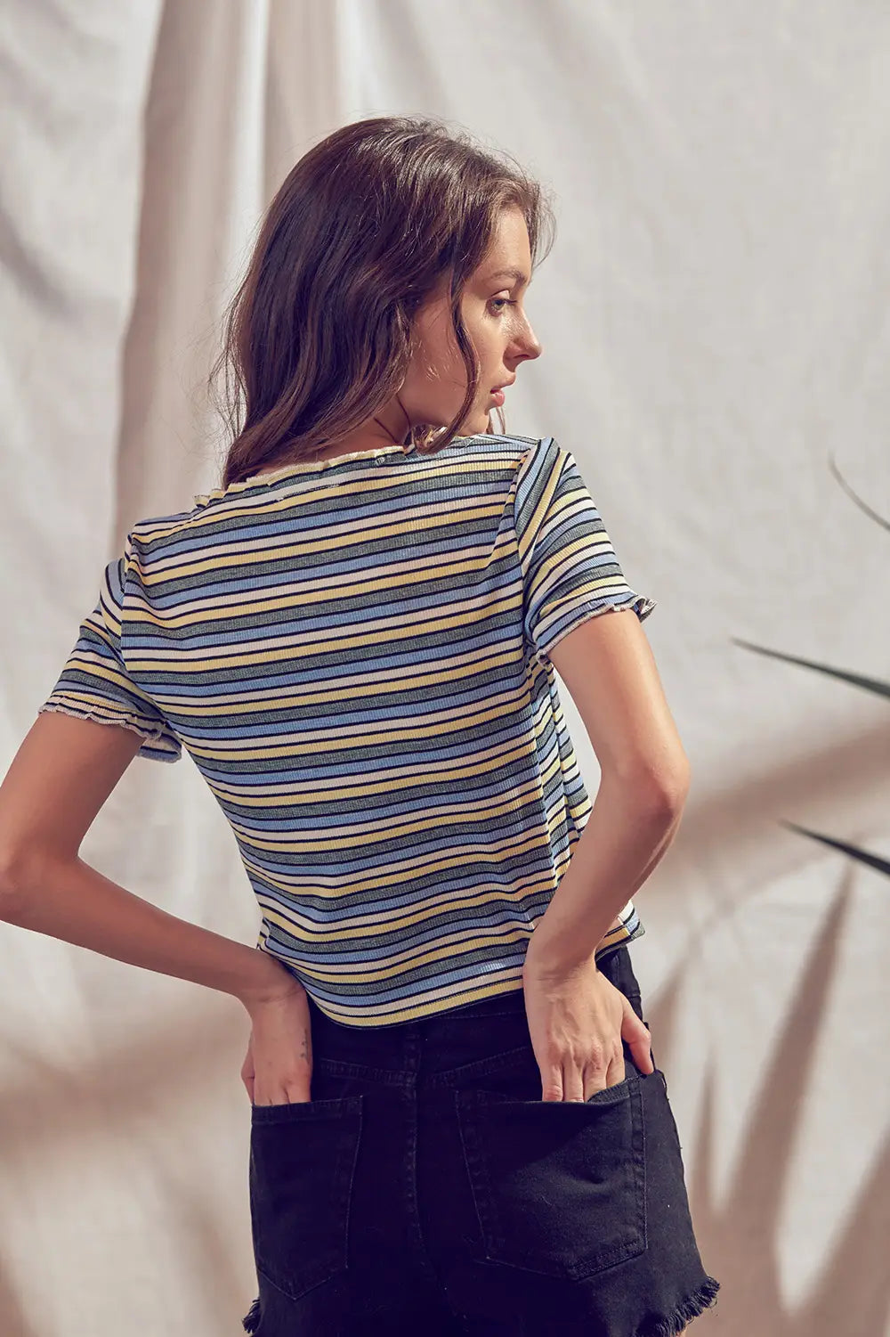 Multi Color Striped Top