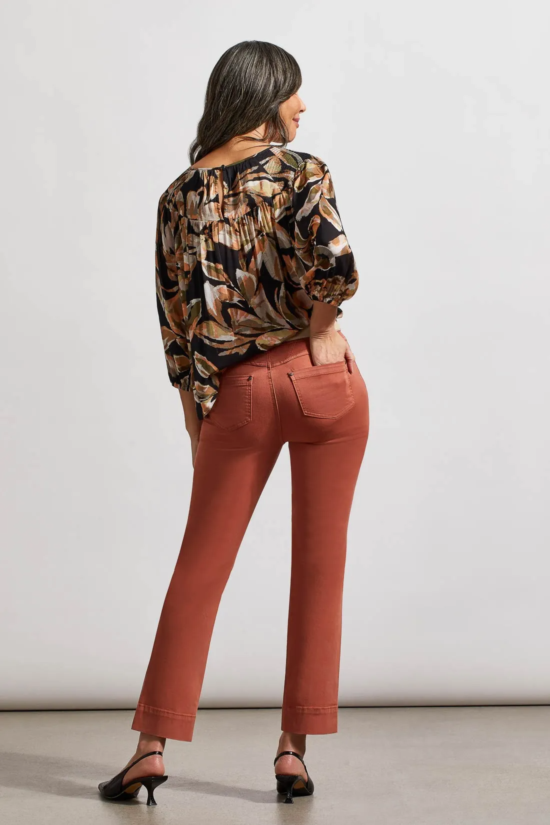 FIVE-POCKET PULL-ON PANTS