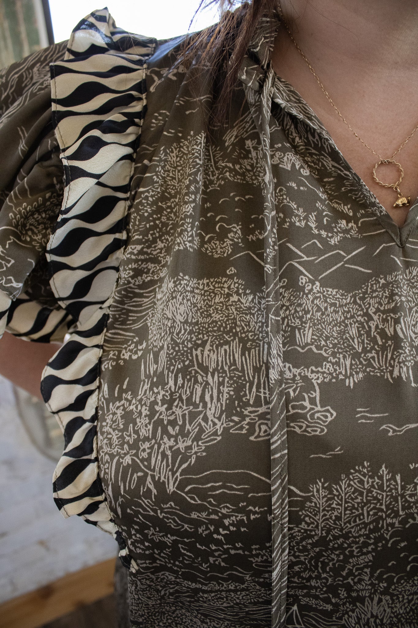 Raven Plus Size Blouse
