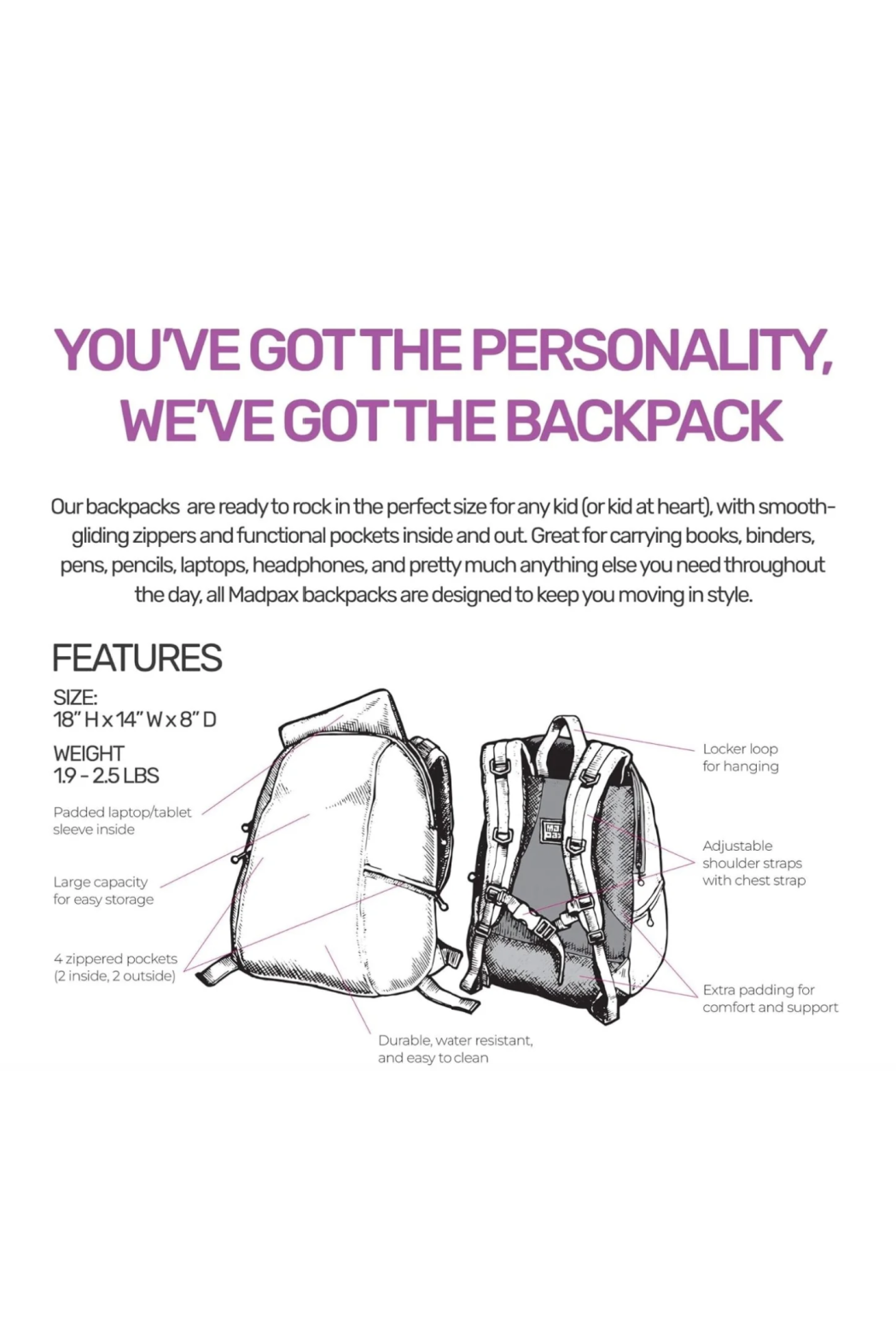 Mirror Mirror Backpack