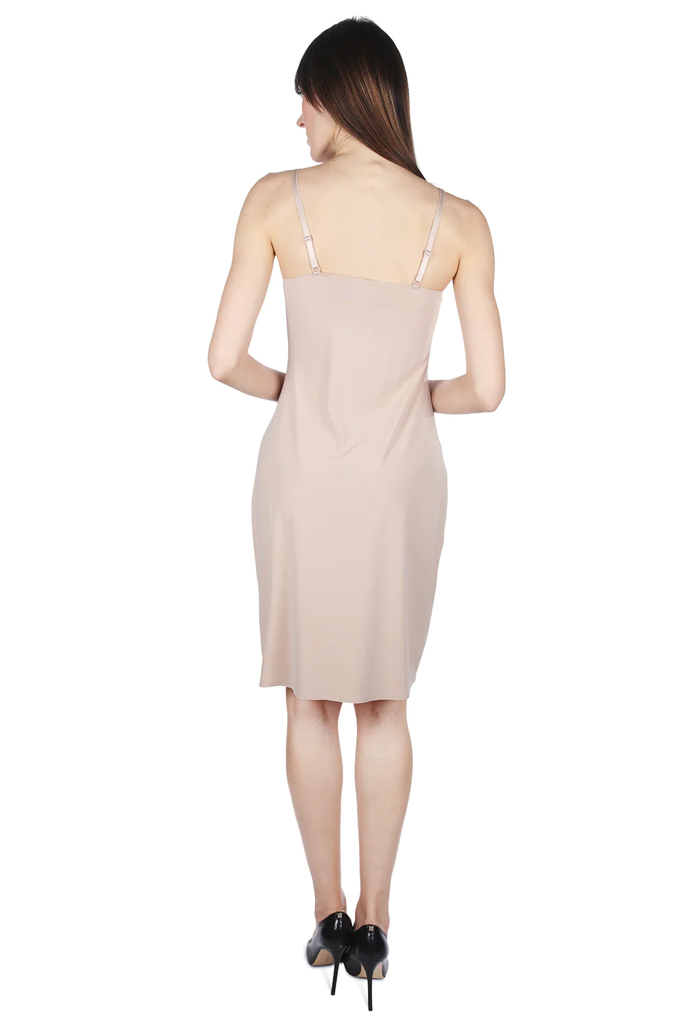 Bonded cami slip dress
