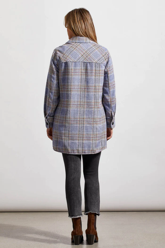 Long Plaid Shacket