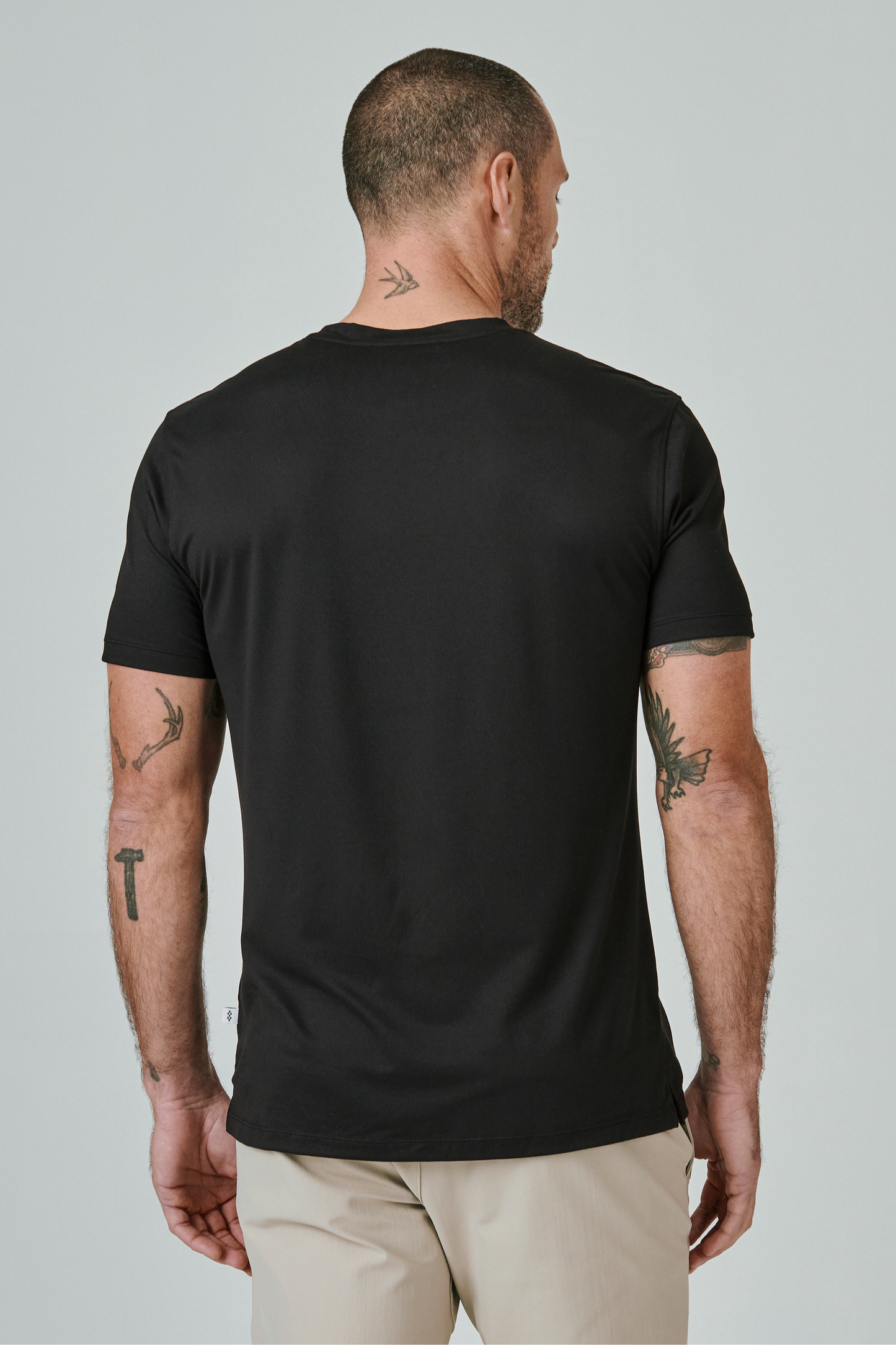 Core Crew Drop Cut Tee - Black