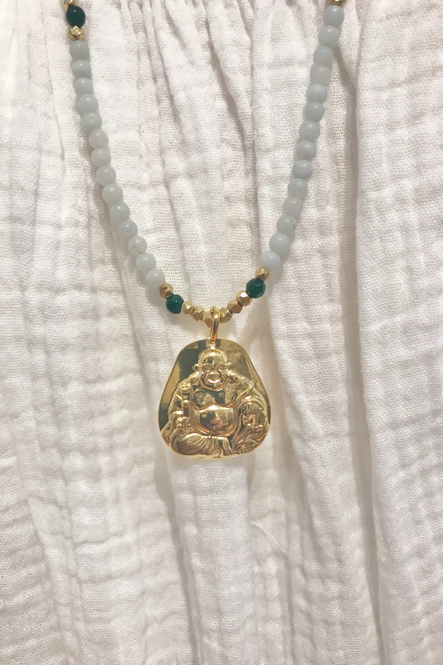 Buddha White Shell Necklace