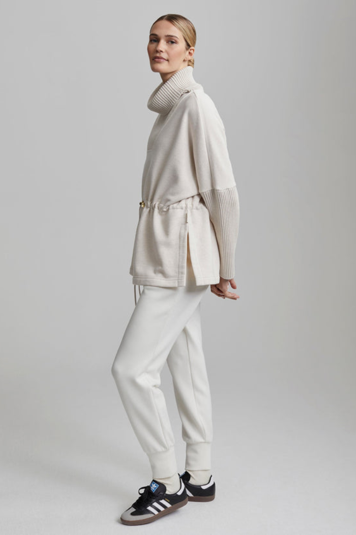Cavello Longline Sweat- Birch Marl
