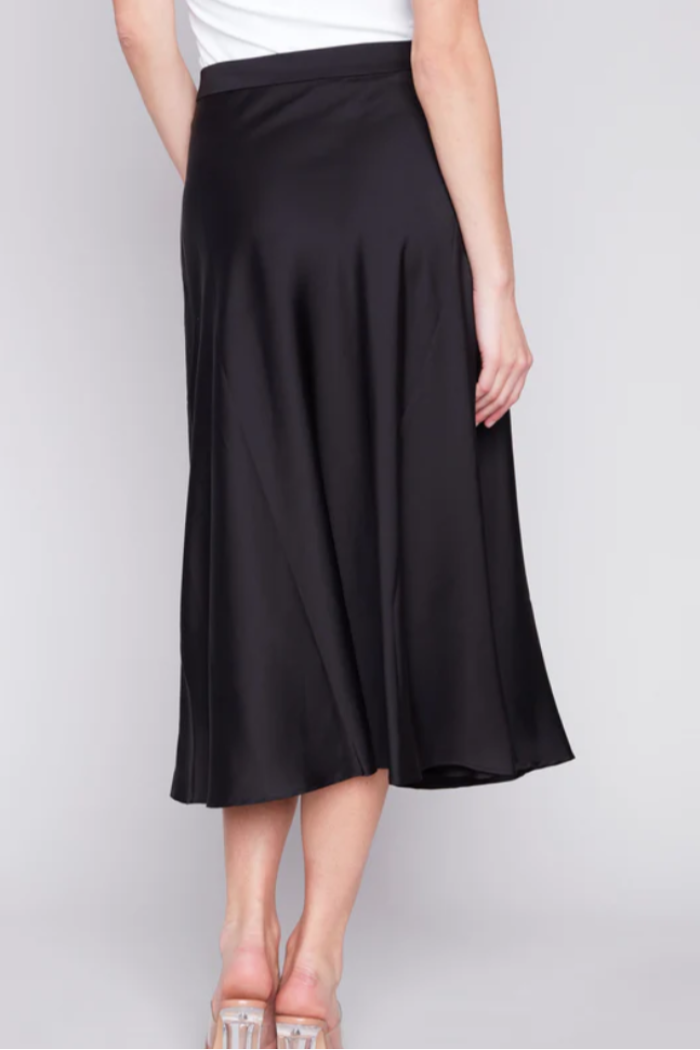 Long Satin Skirt