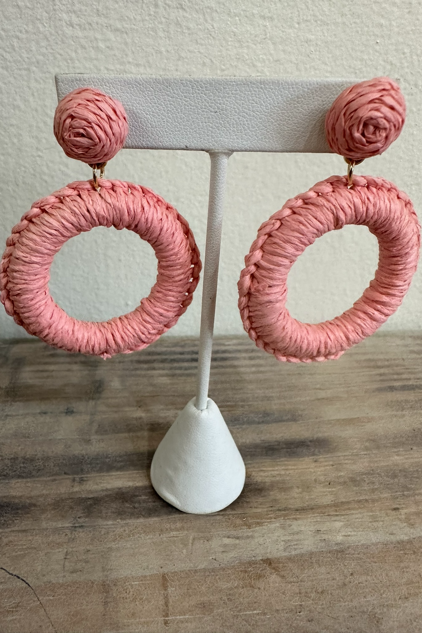 Pink O's Earrings