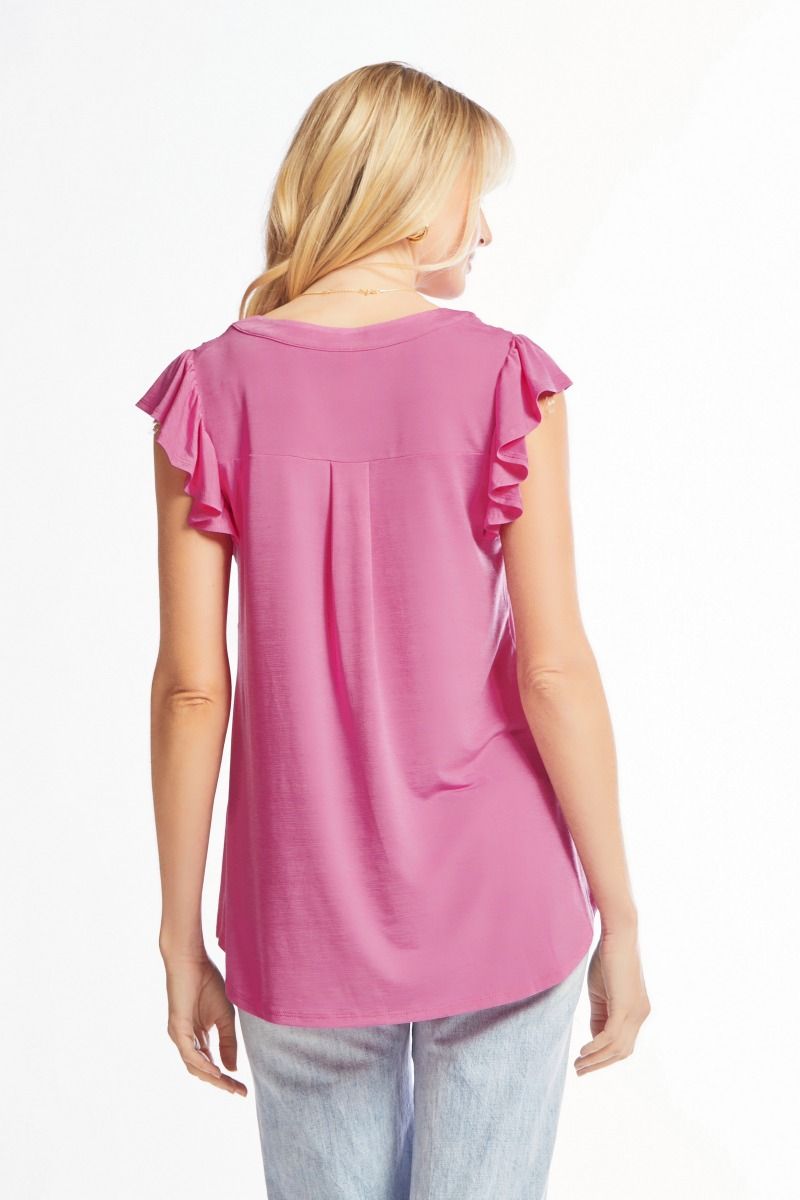 Flutter Sleeve Top