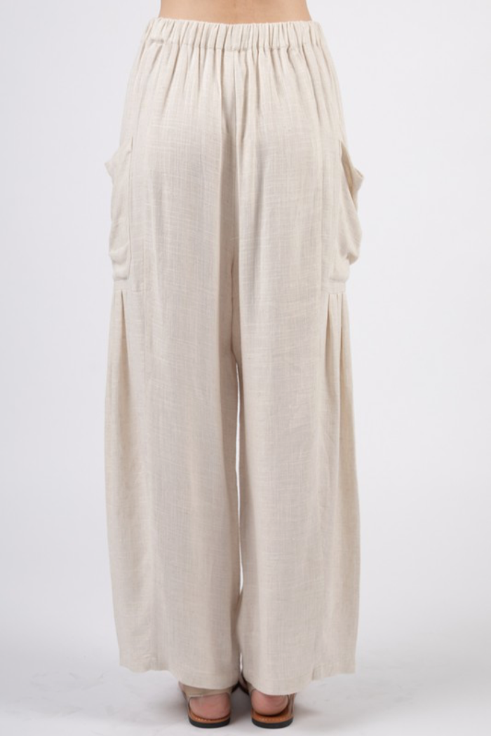 Linen Wide Leg Pants