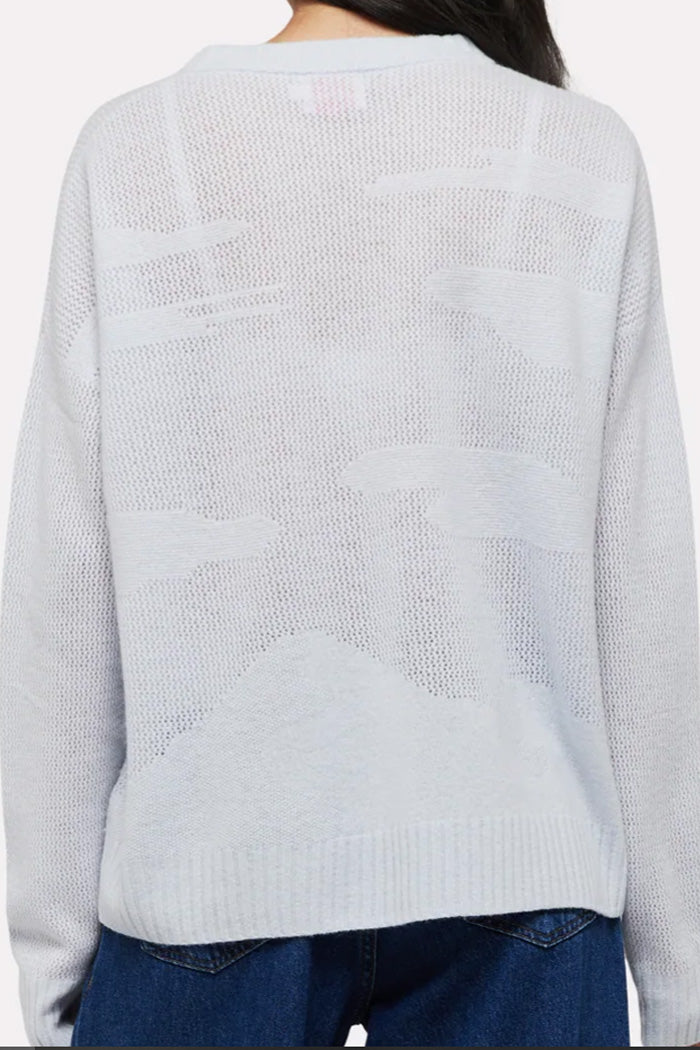Desert Textured Cashmere Boyfriend Sweater
