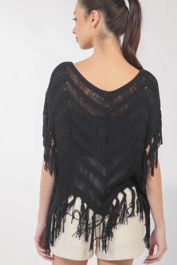 Fringe Detail Sweater