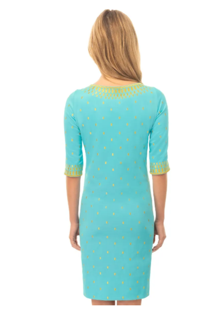 Embroidered Det Dress