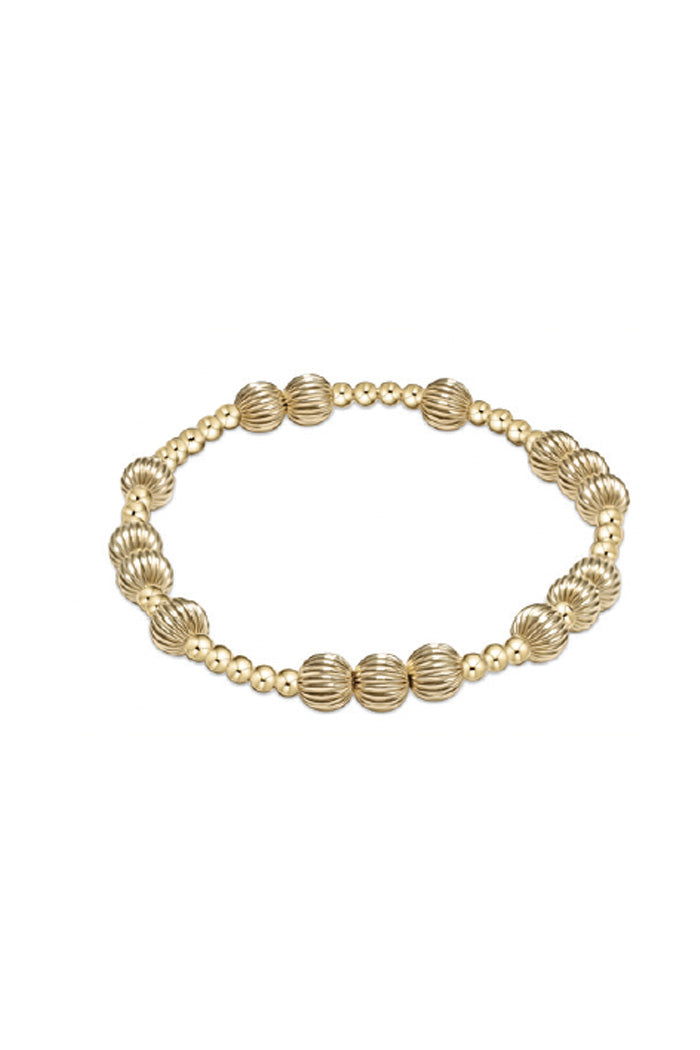 Hope Unwritten Dignity 6MM Gold Bead Bracelet