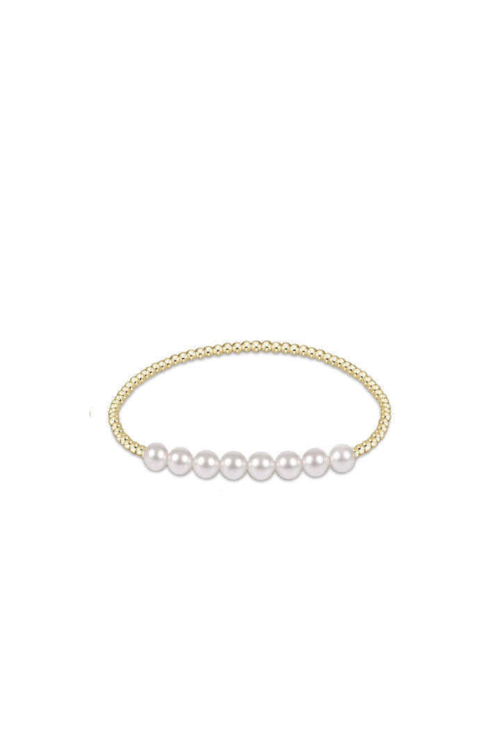 Beaded Bliss Pearl 5MM Bracelet