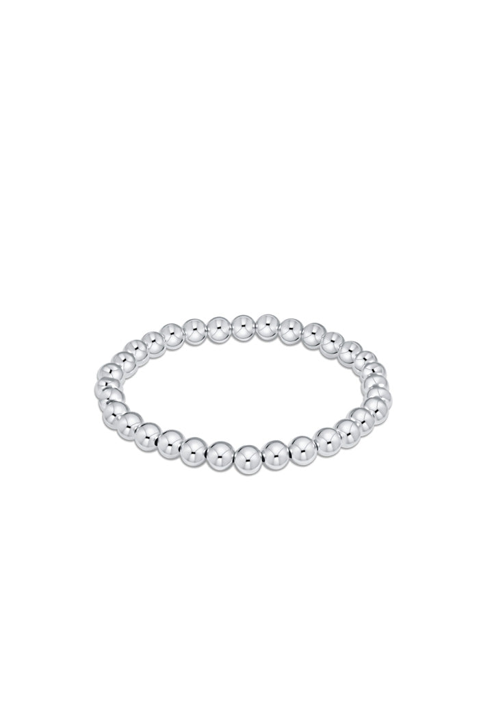 Classic Sterling 6MM Bead Bracelet