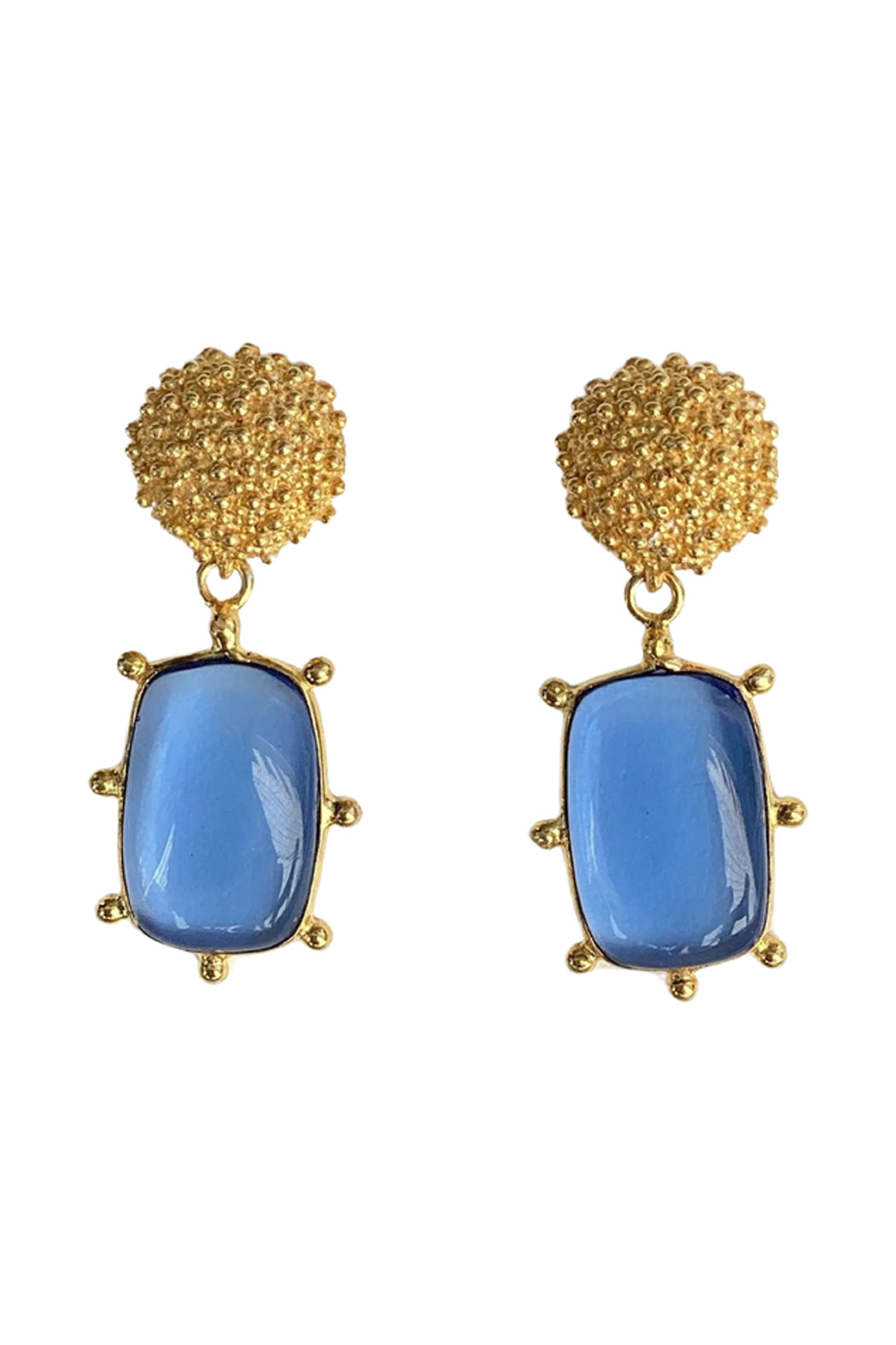 Collins Tanzanite Pierced Earrings