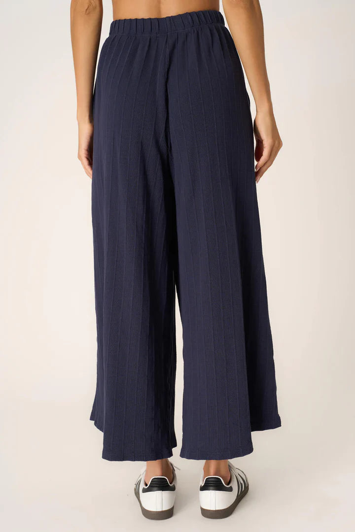 COME TOGETHER TEXTURED WIDE LEG PANT