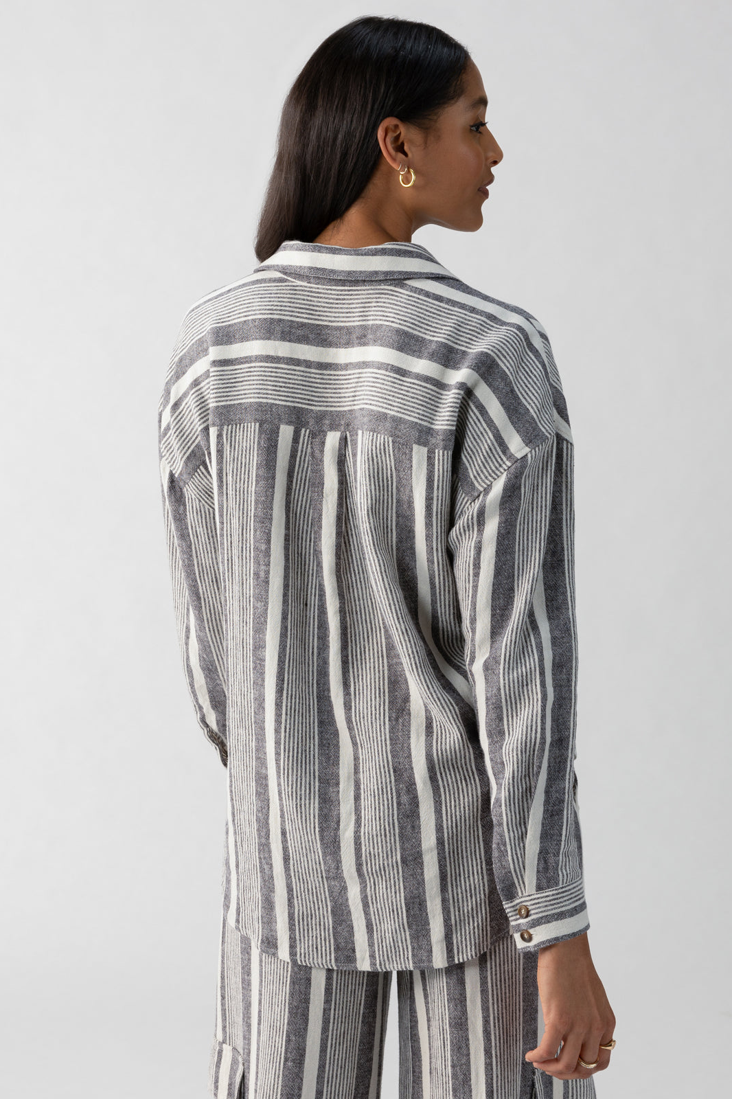 Pocket Shirt Variegated Stripe