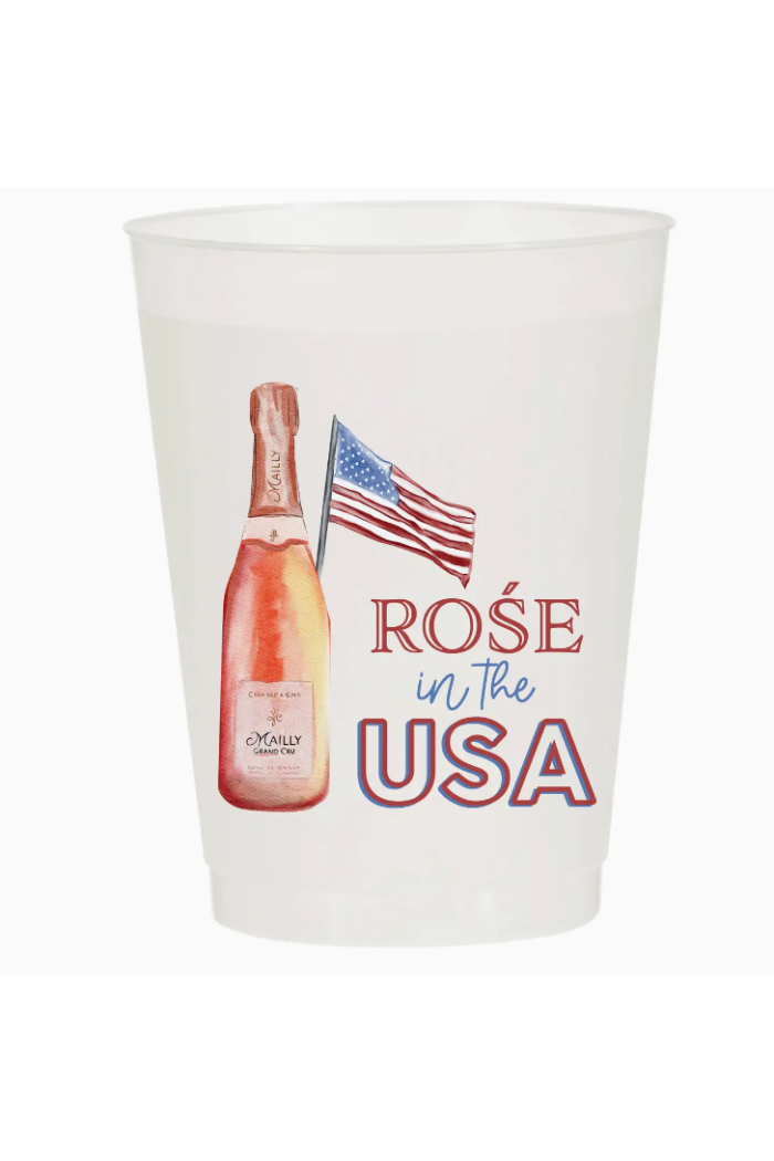 ROSE IN THE USA FROSTED CUP (6PK)