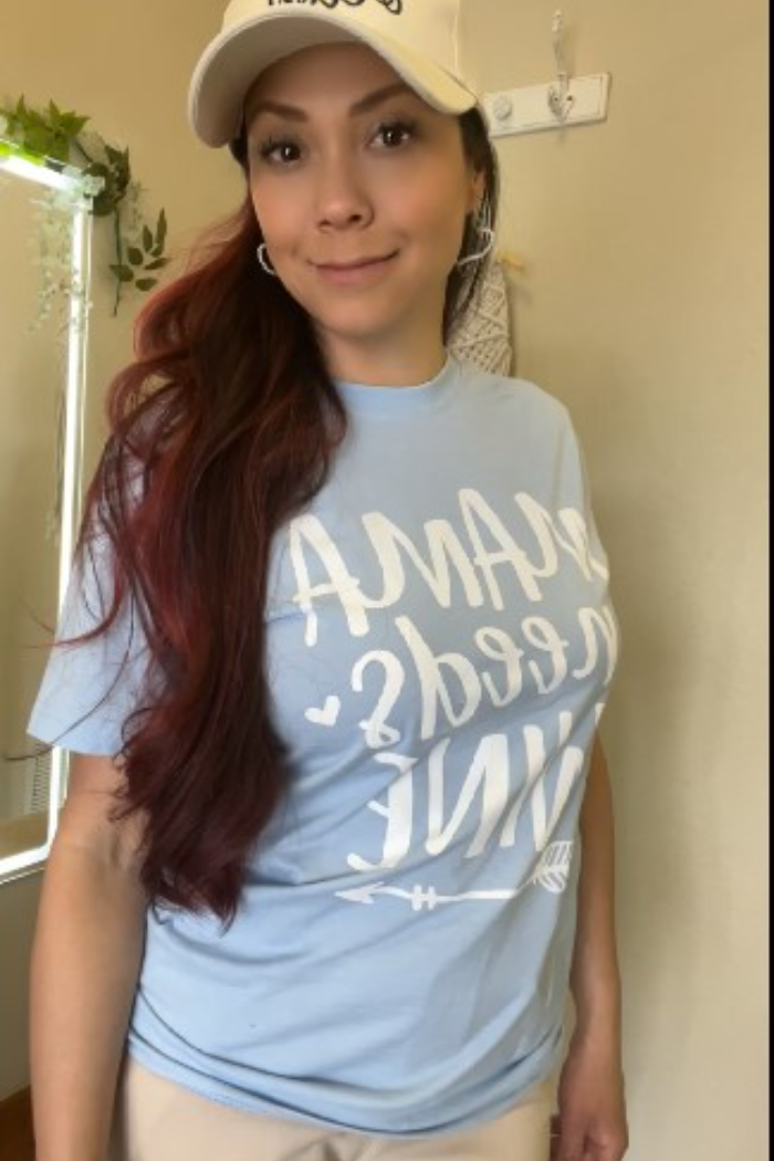 Mama Needs Wine Graphic Tee