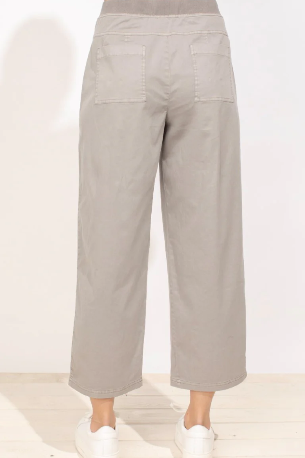 Salt Wash Cotton Beach Flood Pant