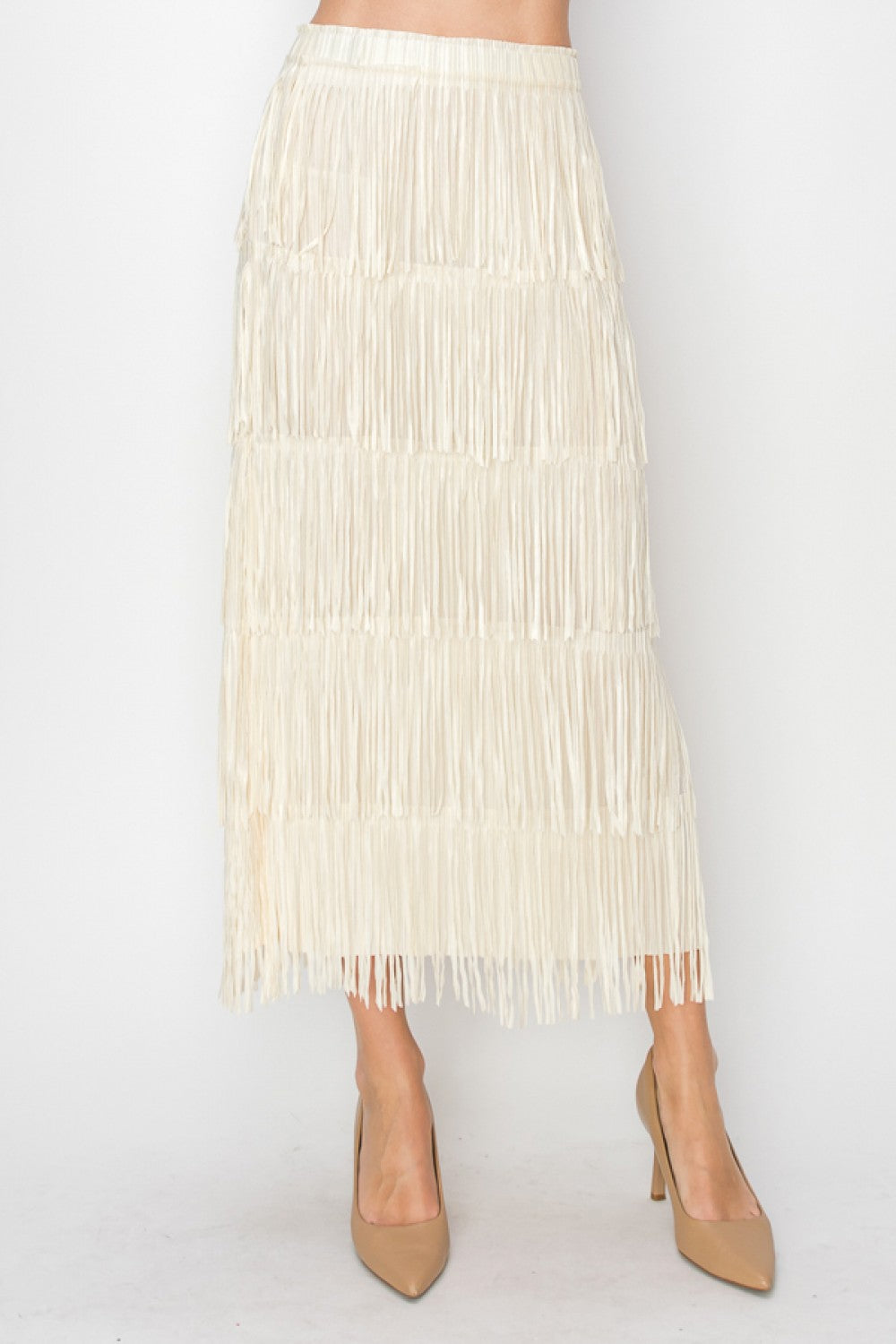 Layered Fringe Skirt