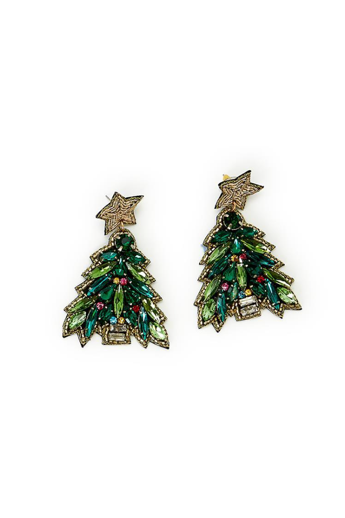HOLIDAY THEMED STATEMENT EARRING