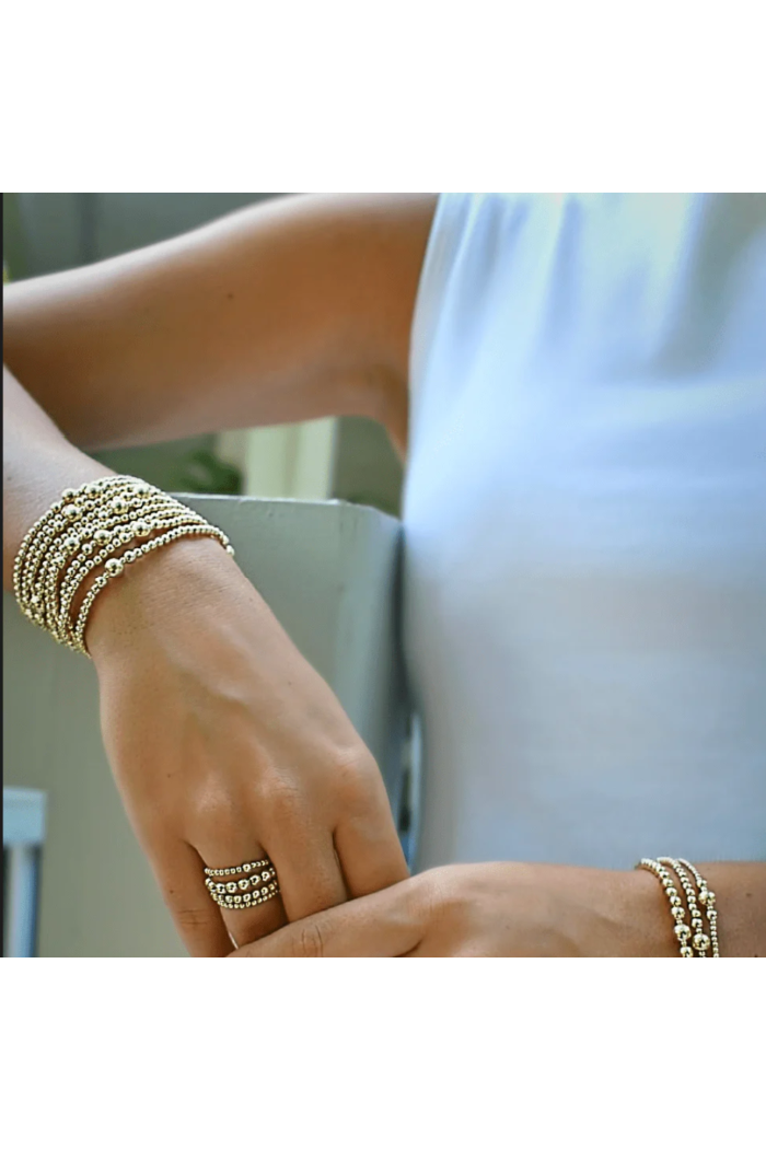 THE NANTUCKET COLLECTION #1 /14K GOLD- FILLED 2mm6 BEADED BRACELETS
