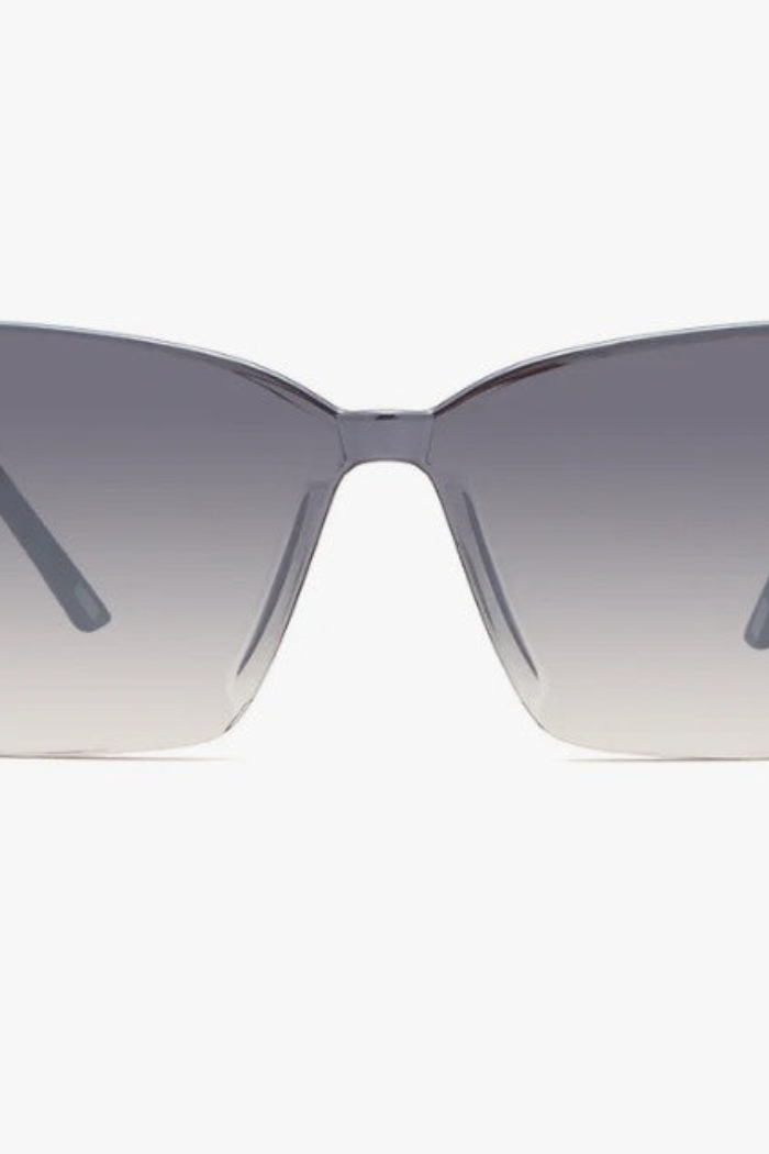 Goldie - Black + Smoke Flash Cat Eye Sunglasses