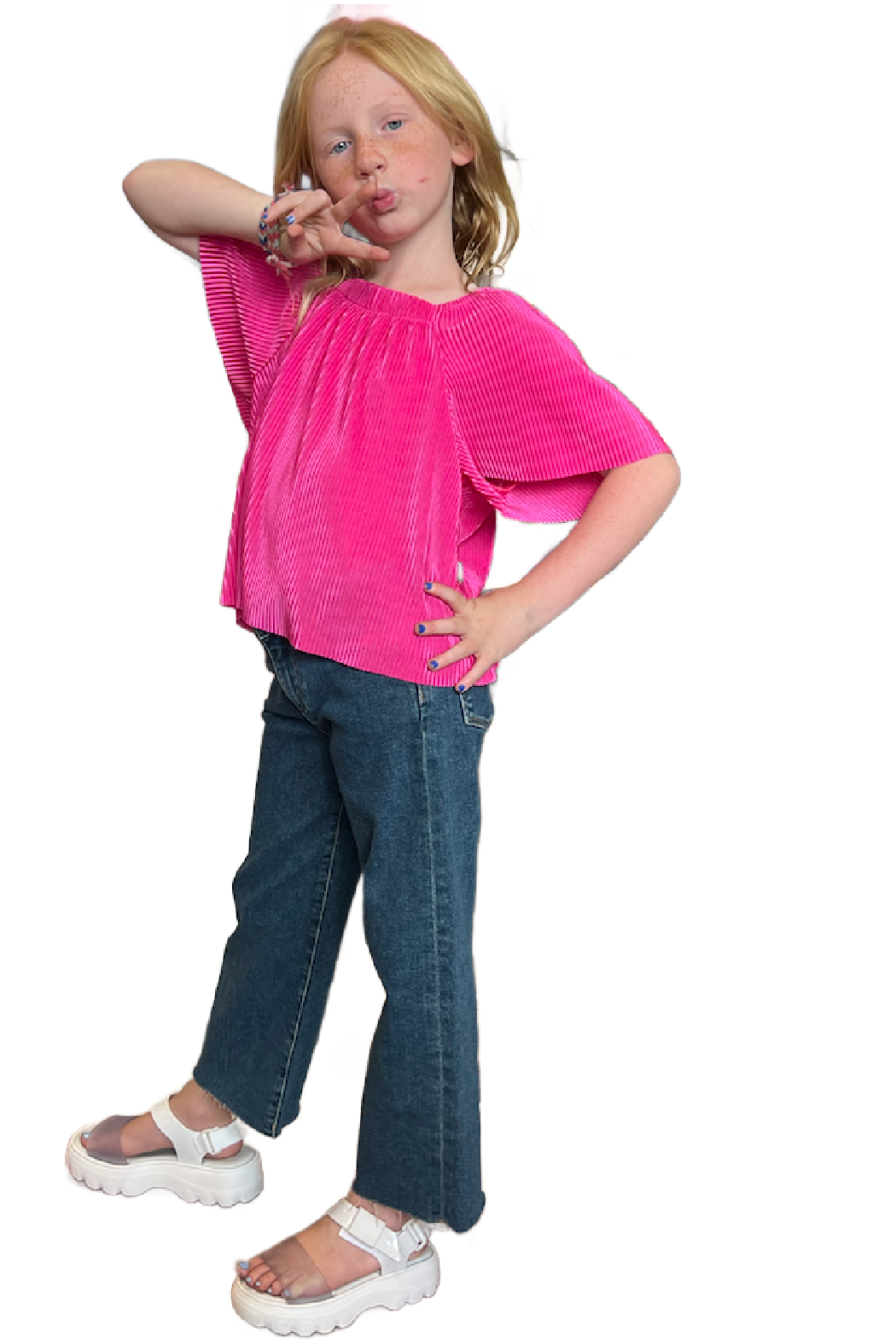 Flutter Sleeve Top