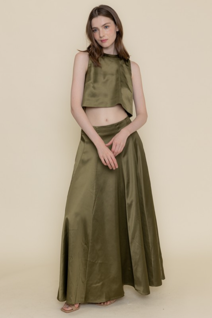 High Waist Maxi Skirt
