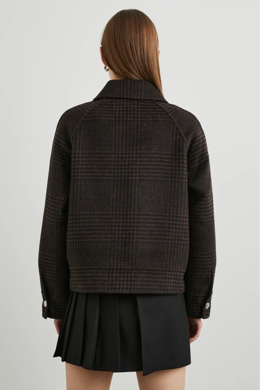 Cheyenne Jacket - Espresso Houndstooth