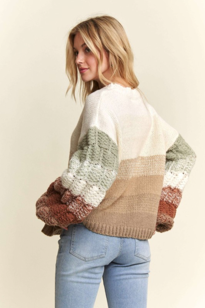 Puff Sleeve Ombré