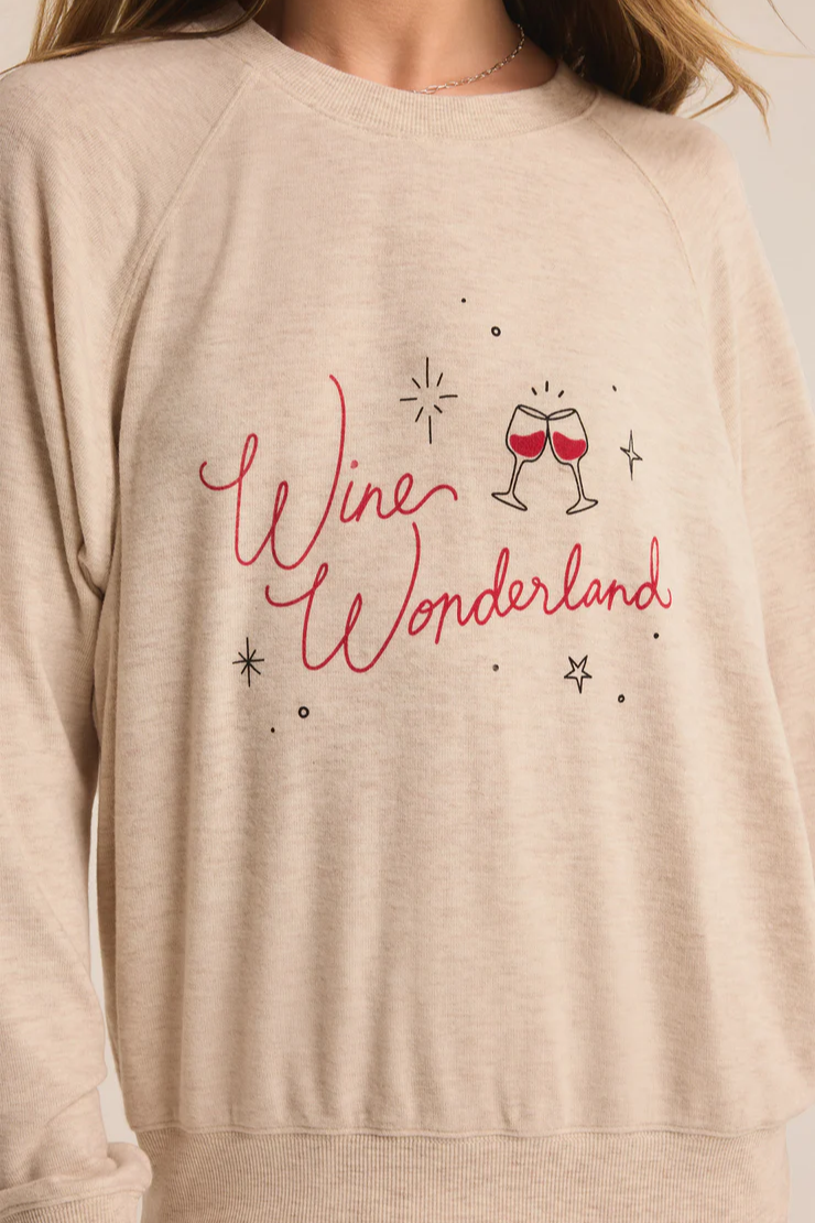 Cassie Wine Wonderland Top