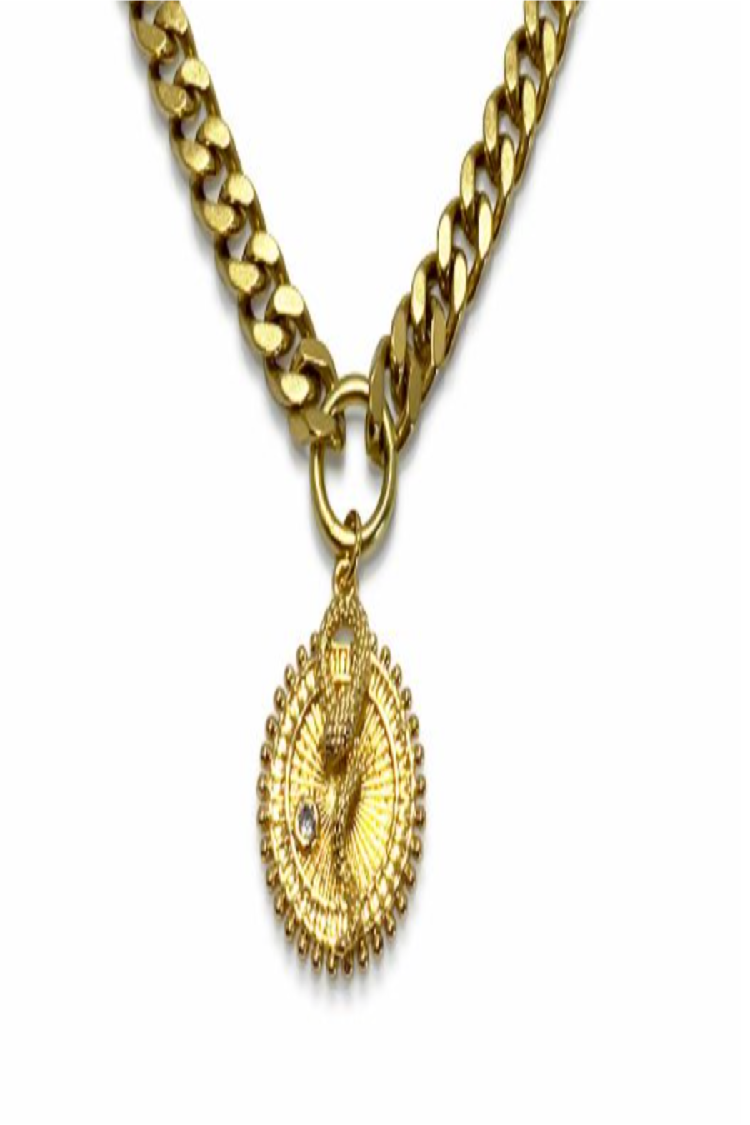 Queen Snake Curb Necklace
