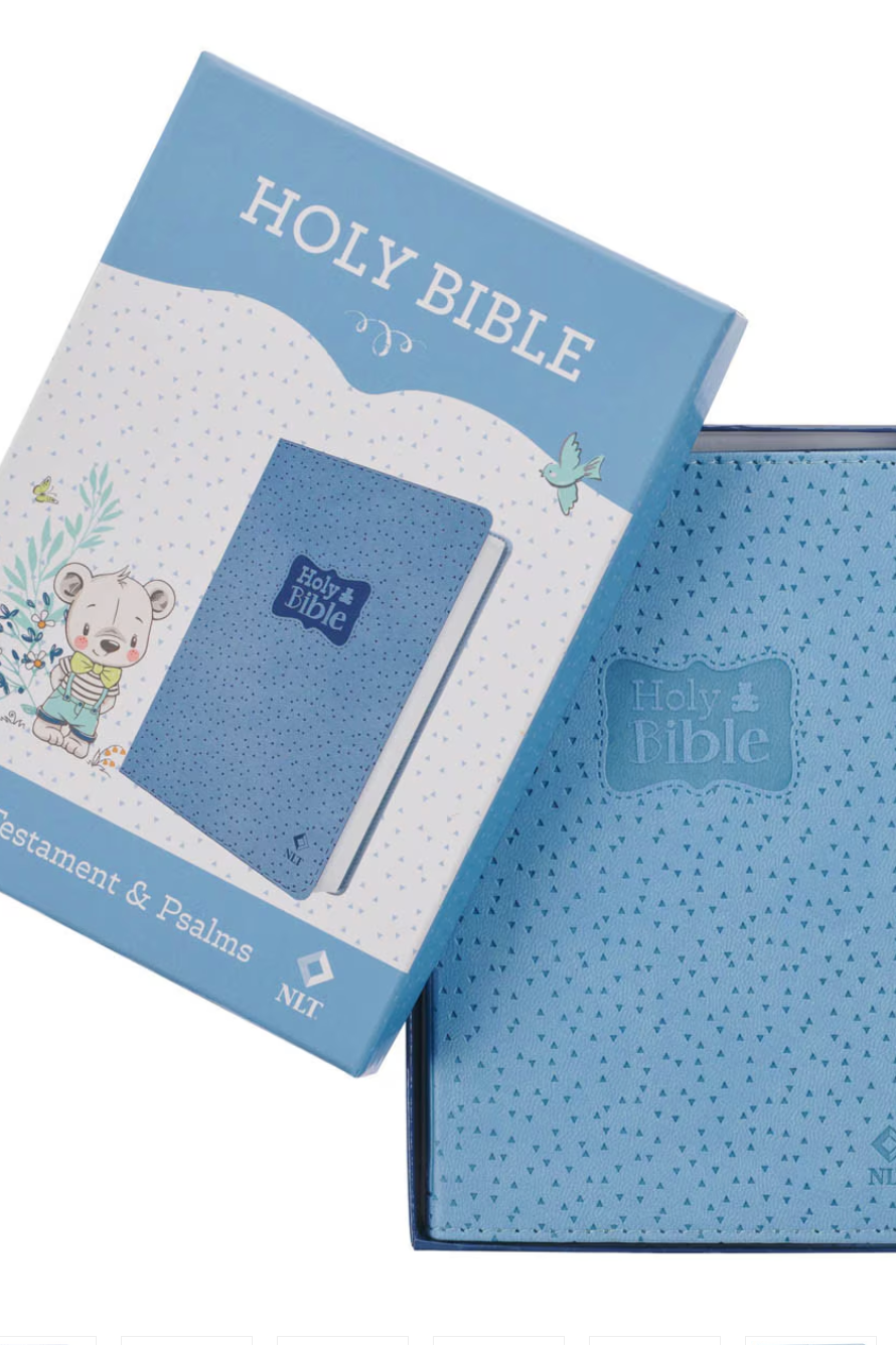 Blue New Test & Psalms Bible
