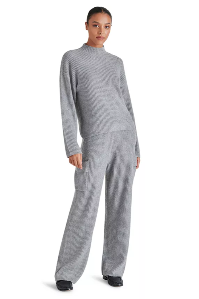 Willa Sweater- Heather Grey