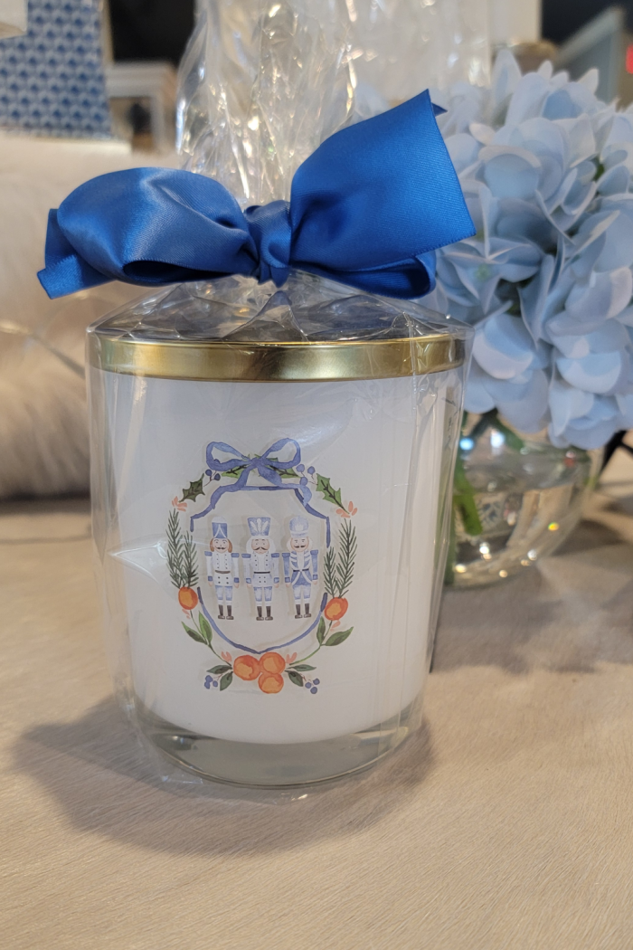 CHINOISERIE NUTCRACKER CANDLE (FRASIER FIR)